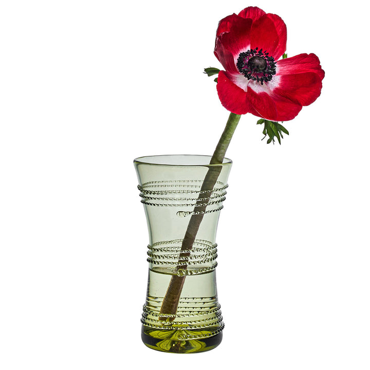 Ella 6" Corset Vase - Green