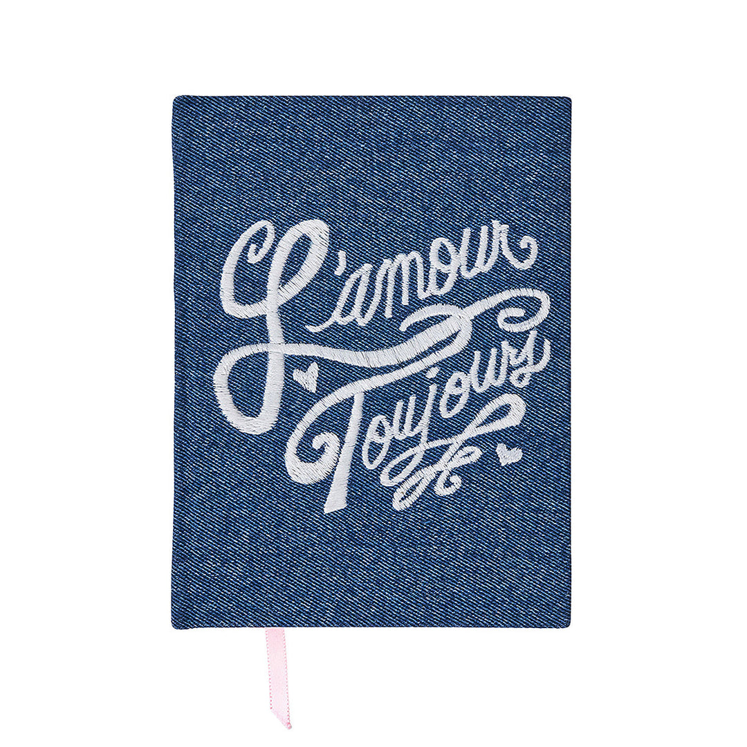 L'Amour Toujours 6" x 8" Journal - Denim