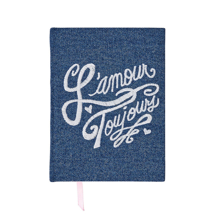 L'Amour Toujours 6" x 8" Journal - Denim