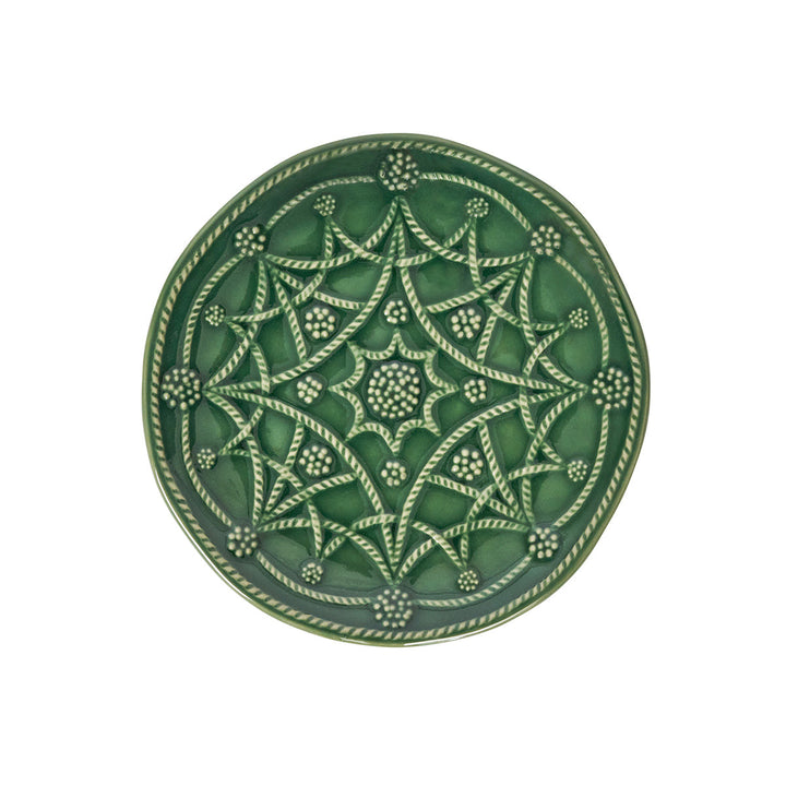 Jardins Du Monde Side/Cocktail Plate Assorted Set/4 - Basil