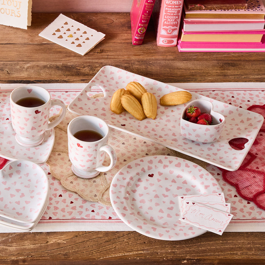 Love You More 16" Hostess Tray - Pink
