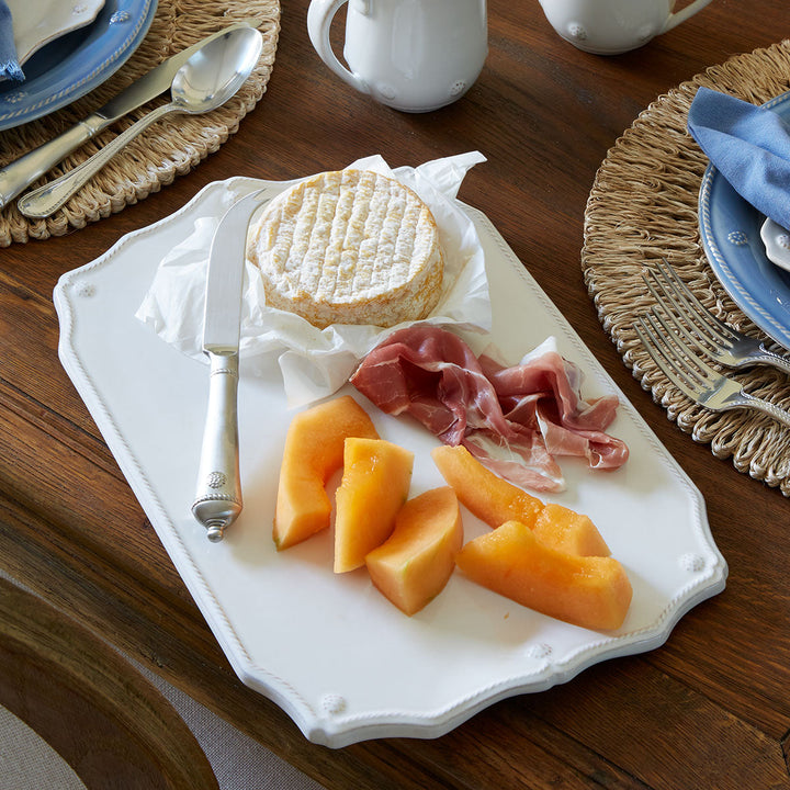 Berry & Thread 15" Serving Board - Whitewash