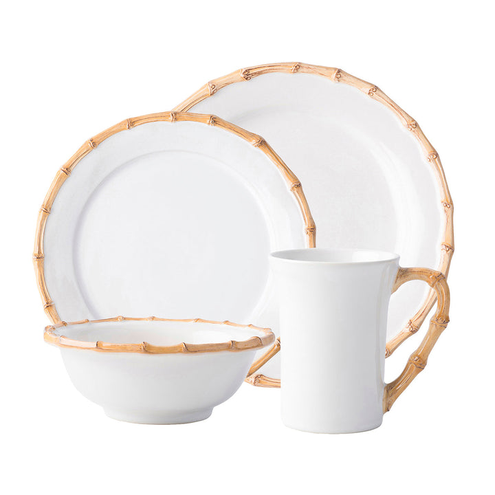 Bamboo 4pc Place Setting - Natural