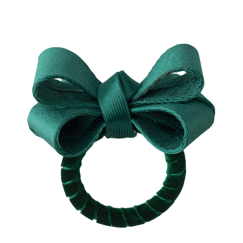 Tuxedo Napkin Ring Set/4 - Green