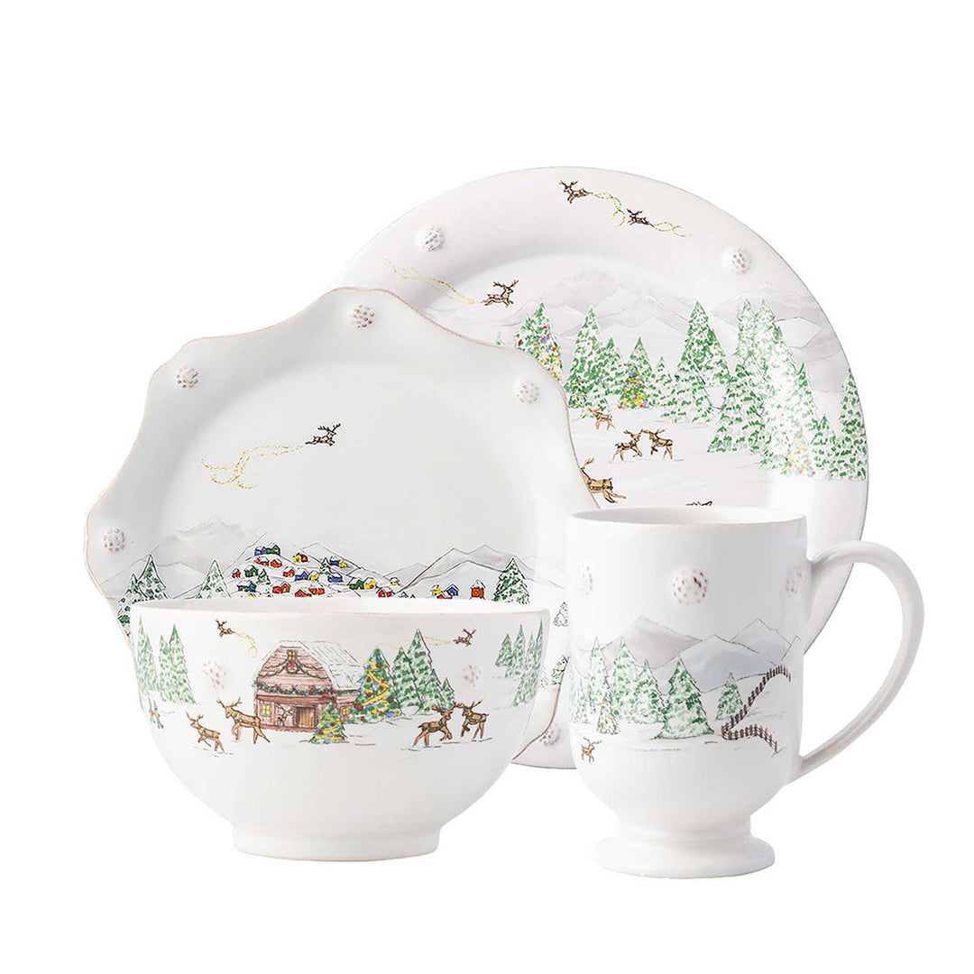 Berry &amp; Thread North Pole 4pc Place Setting