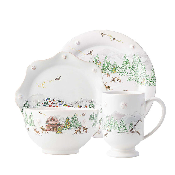 Berry &amp; Thread North Pole 4pc Place Setting