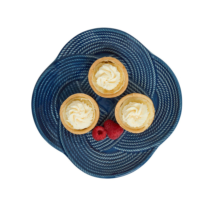 Le Panier Mystic Knot Dessert/Salad Plate - Denim