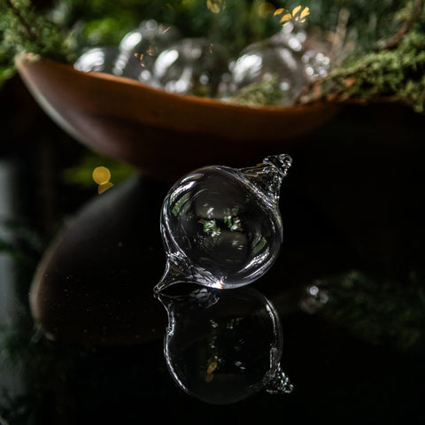 Finial Clear Ornament