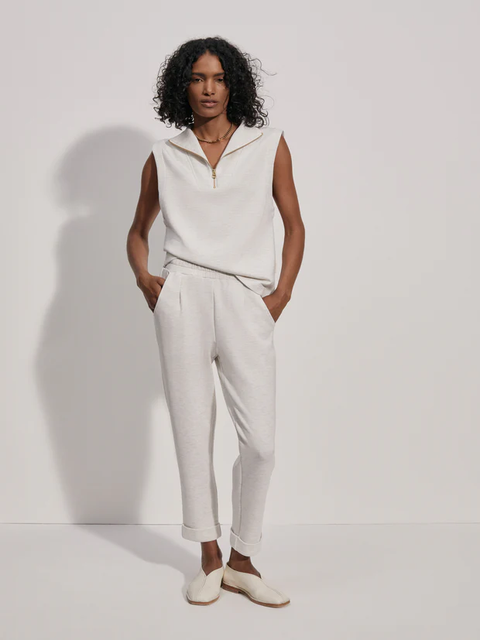 The Rolled Cuff Pant 28.5 (Ivory Marl)