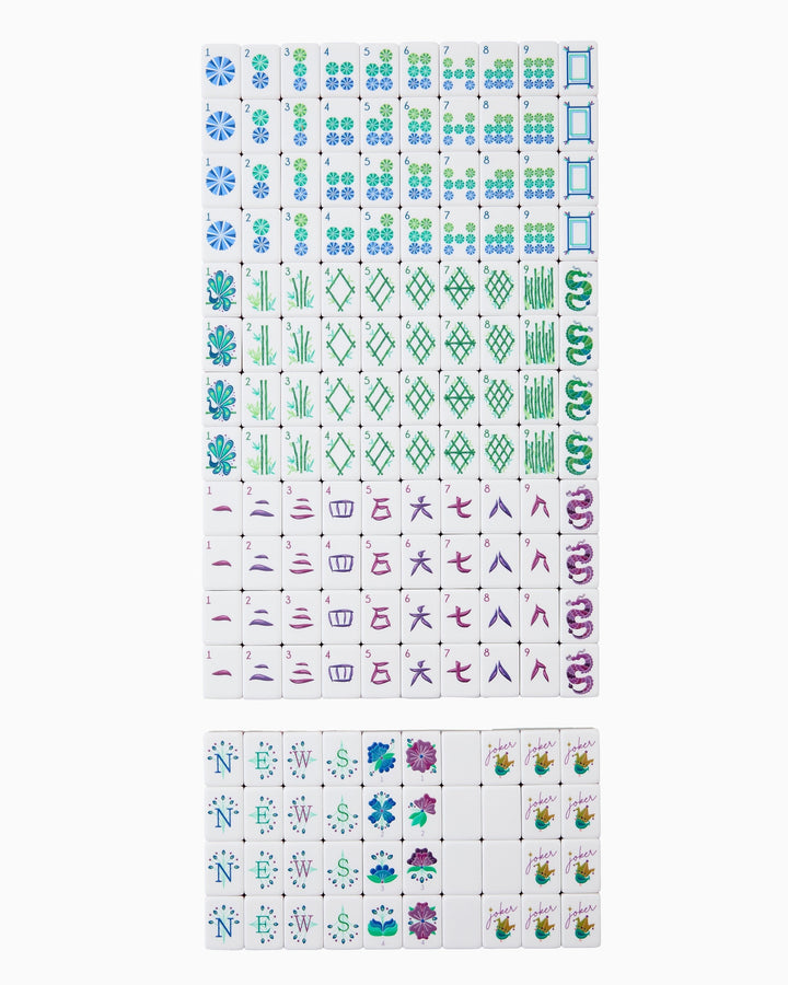 Lagoon Mahjong Tiles