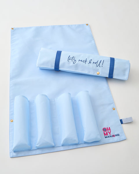 Light Blue Let's Rack & Roll Bag