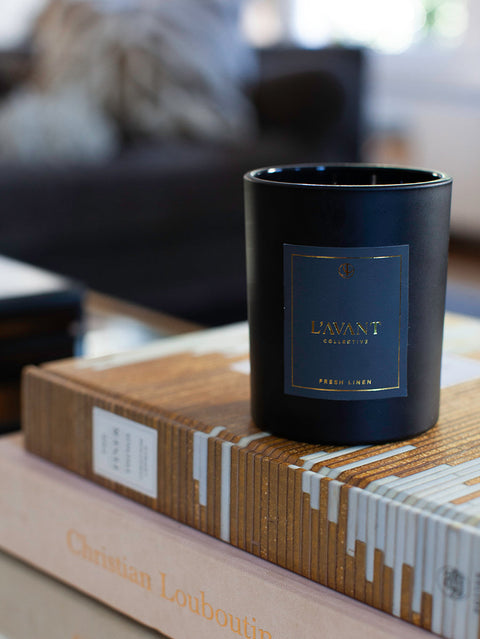 Fresh Linen Candle - Black