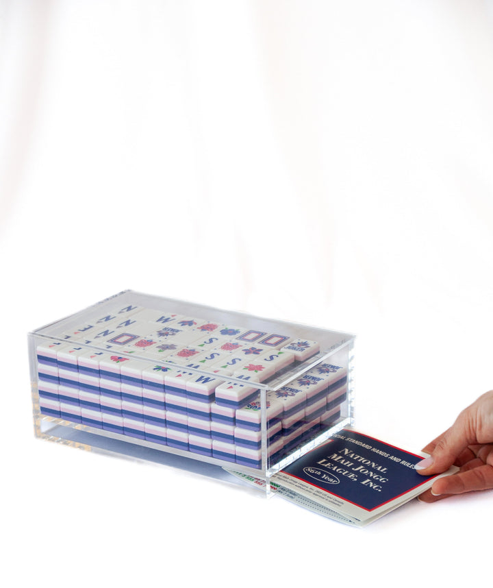 Mahjong Acrylic Box - Clear Lid