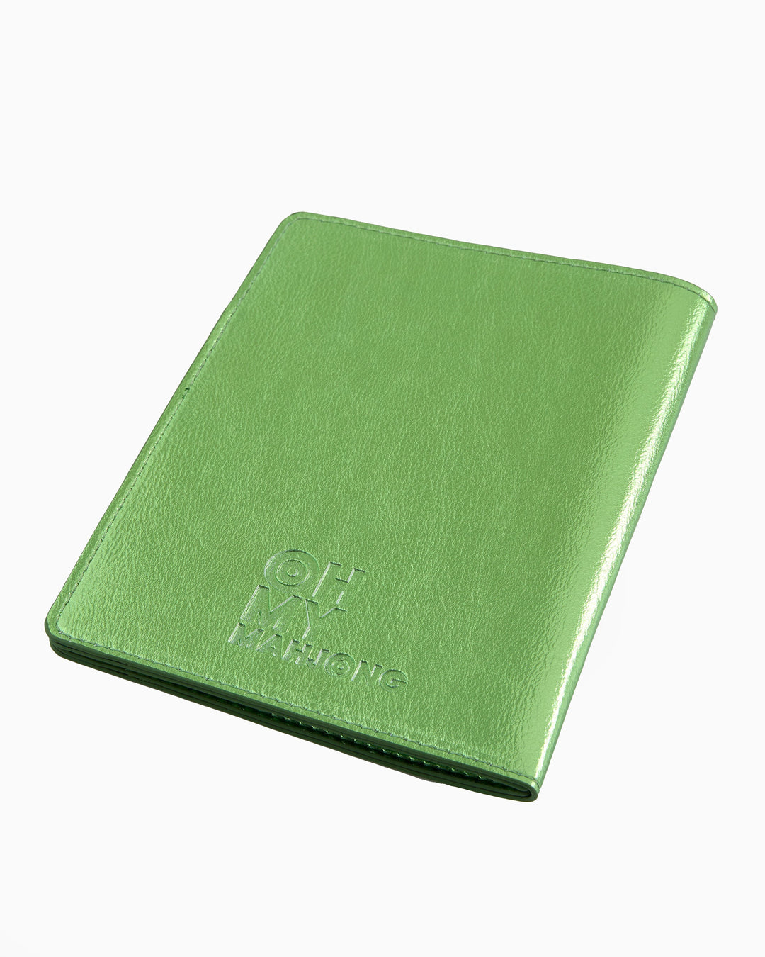 Metallic Green Mahjong Card Folio