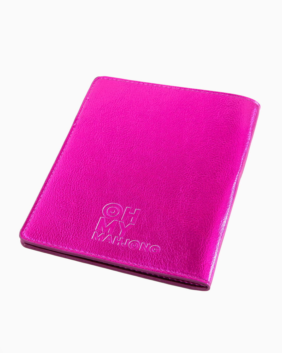 Metallic Hot Pink Mahjong Card Folio