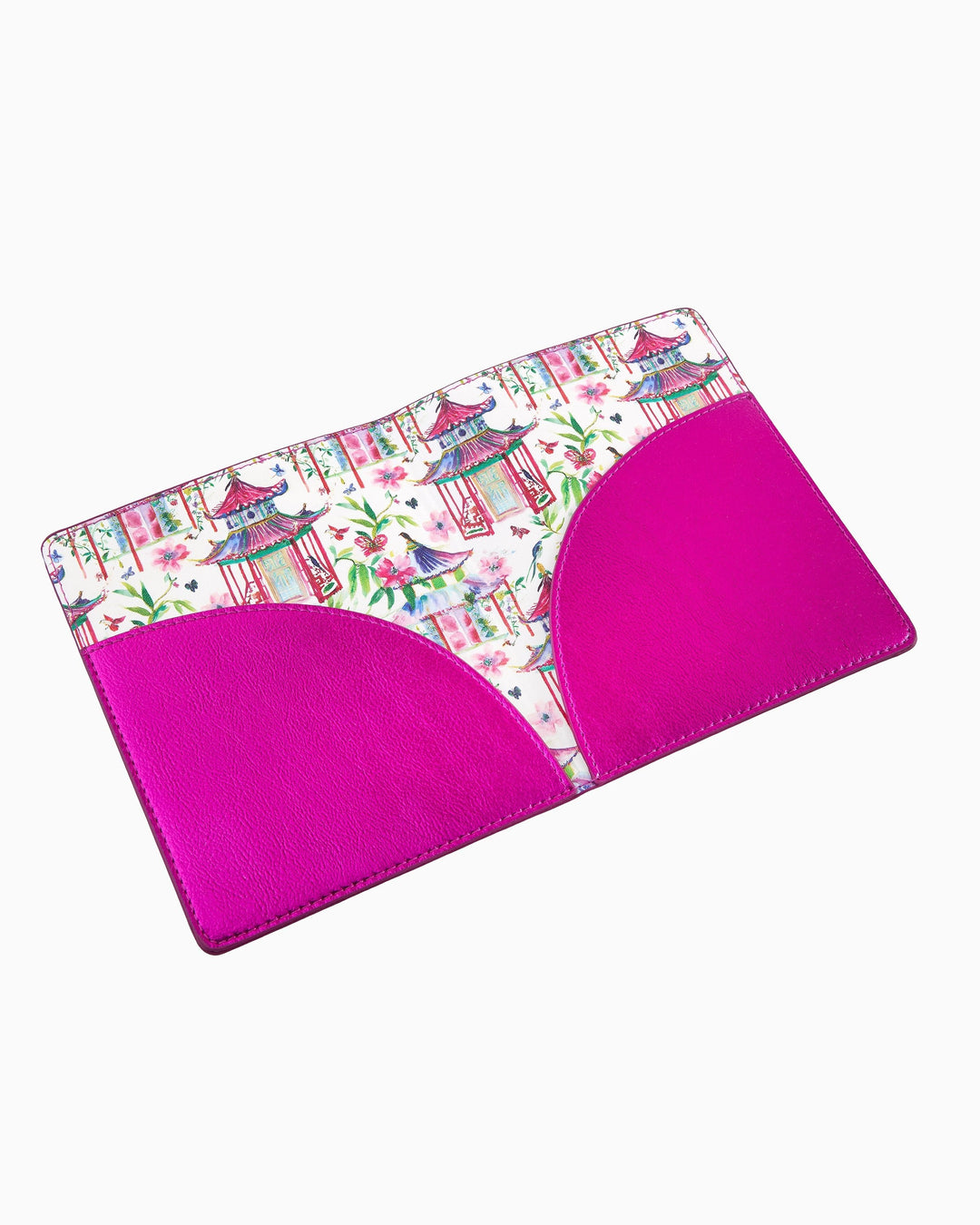 Metallic Hot Pink Mahjong Card Folio