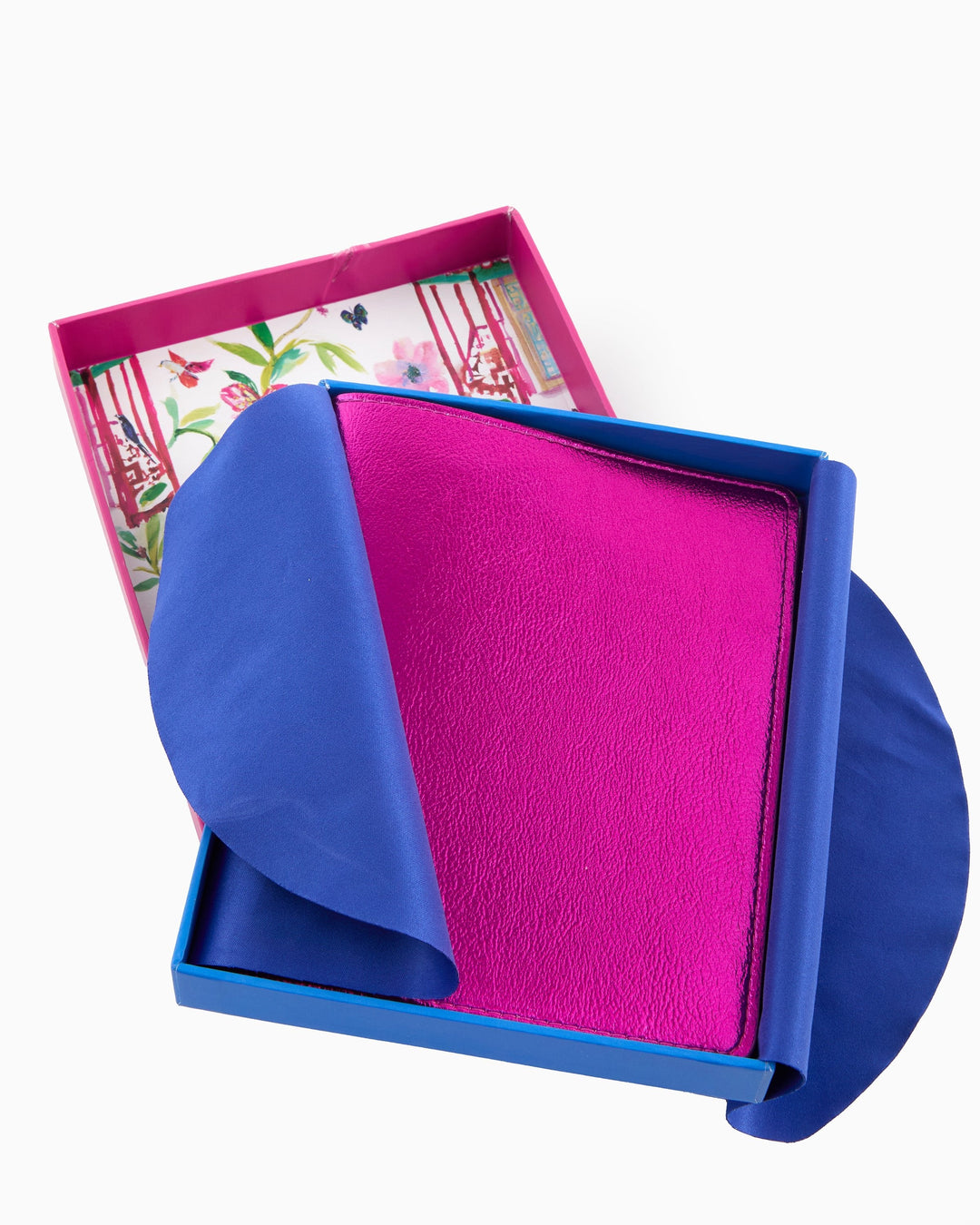 Metallic Hot Pink Mahjong Card Folio