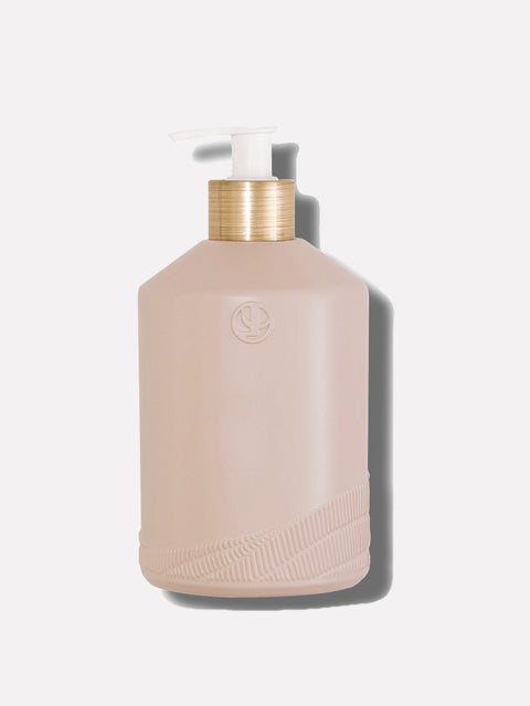 Glass Empty Soap Bottle - Matte Blush, No Content