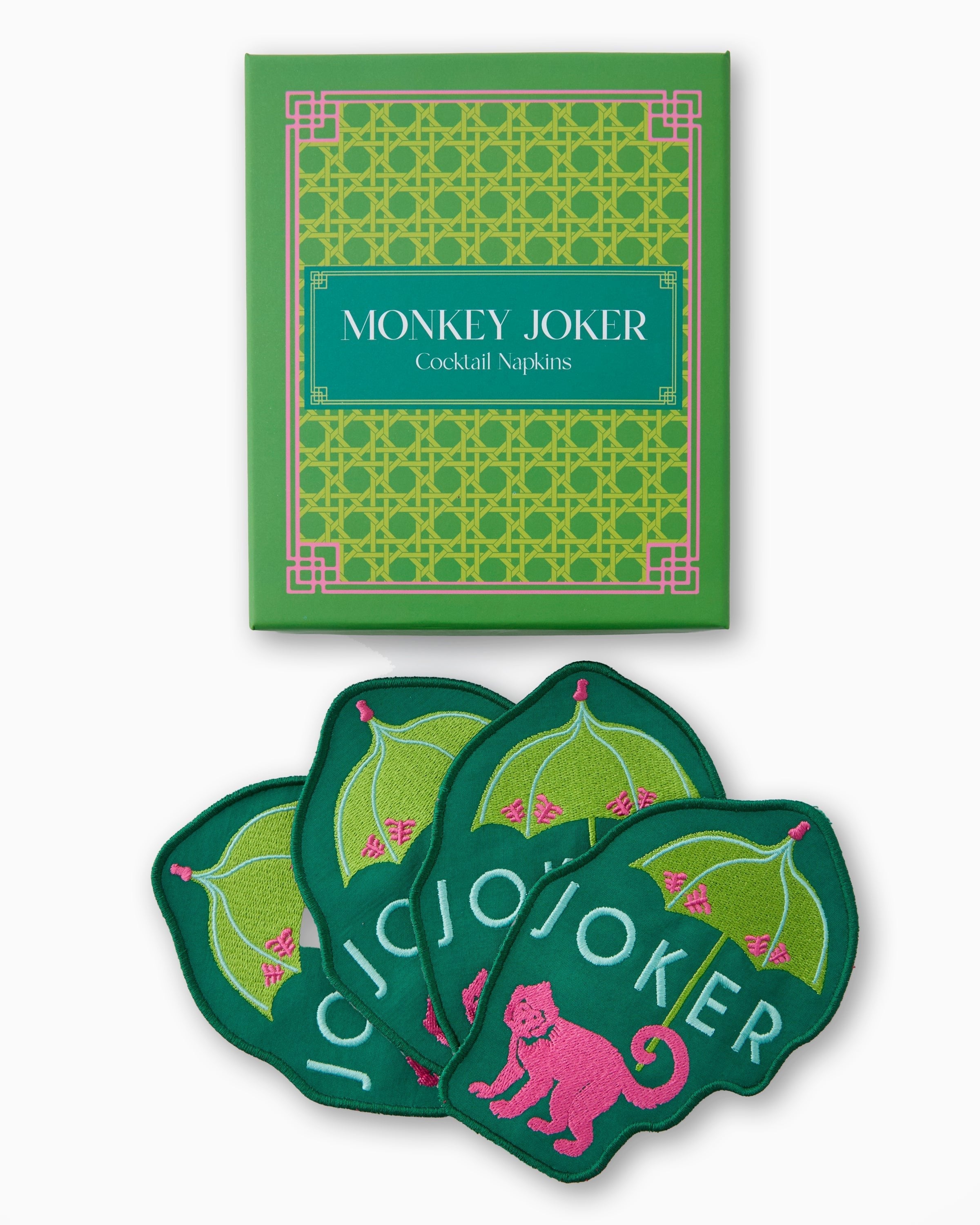 Oh My Mahjong Monkey Joker Cocktail Napkins - Thumbnail 2