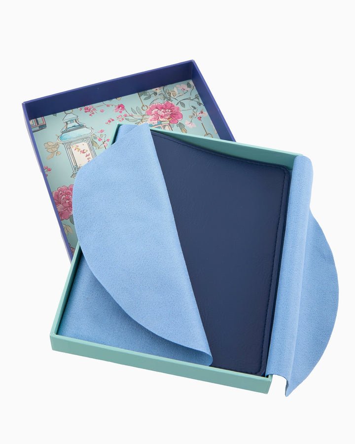 Navy Blue Mahjong Card Folio