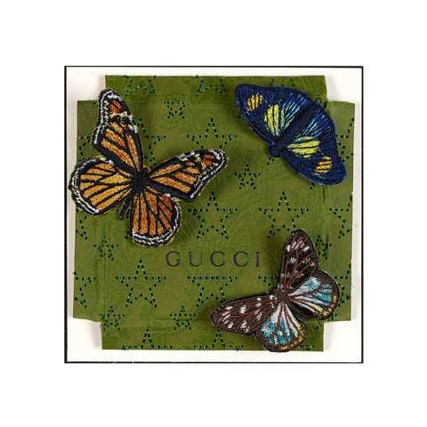 Petite Butterfly Swarm 5”x5”