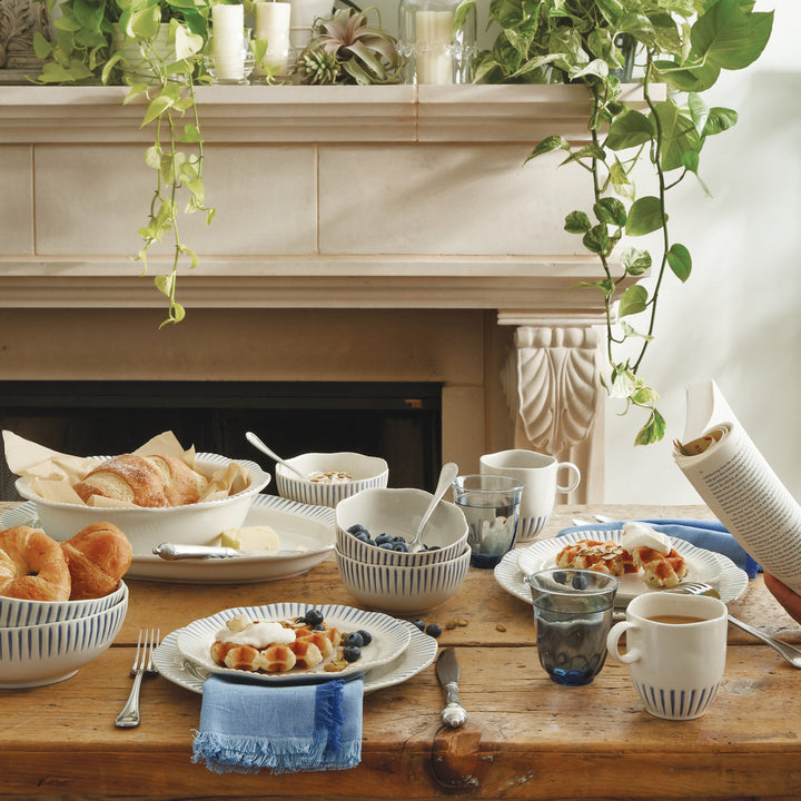 Sitio Stripe Mug - Indigo