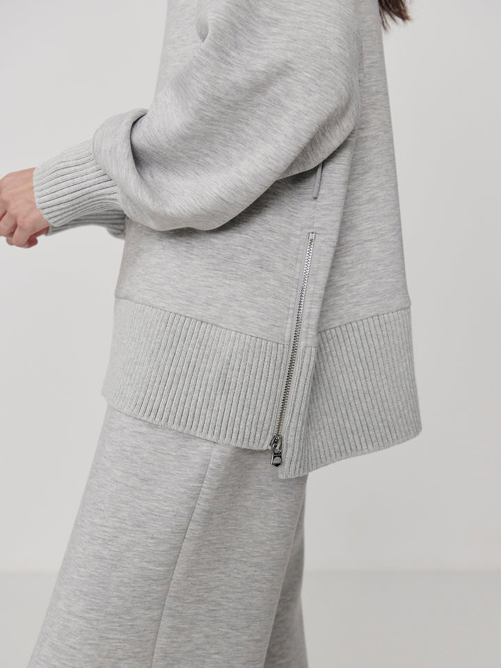 The Classic Cuff Pant 28.5 (Light Grey Marl)