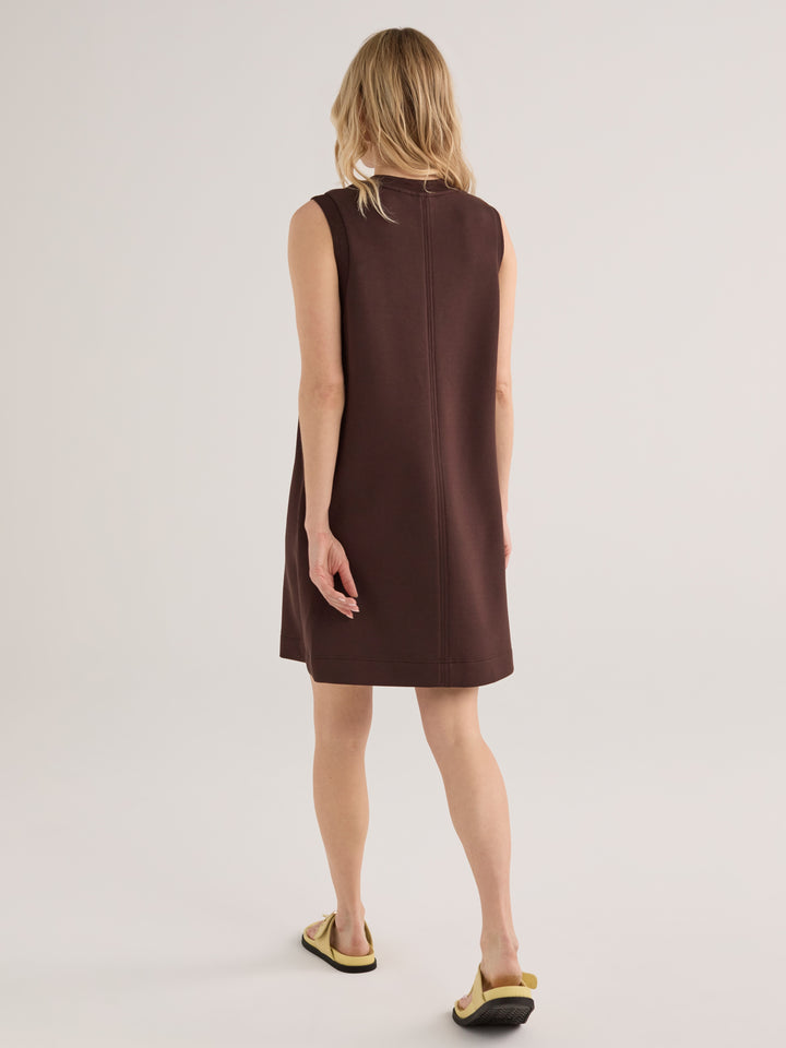 Elba Tank Mini Dress (Coffee Bean)
