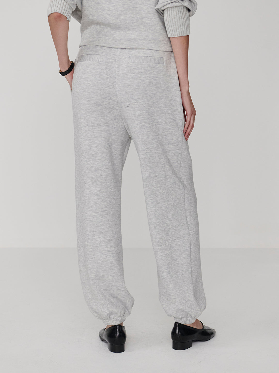 The Classic Cuff Pant 28.5 (Light Grey Marl)