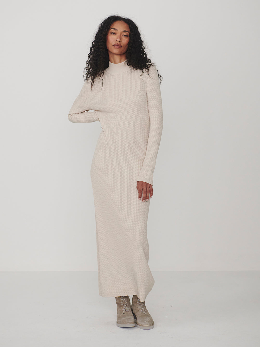 Rendle Knit Dress (Silver Birch)