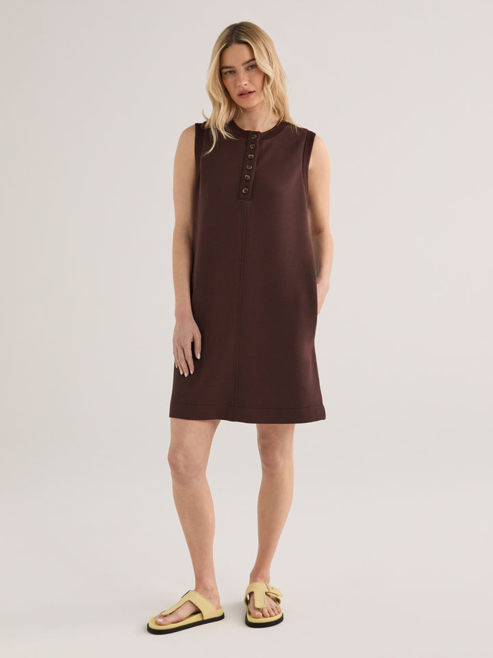 Elba Tank Mini Dress (Coffee Bean)