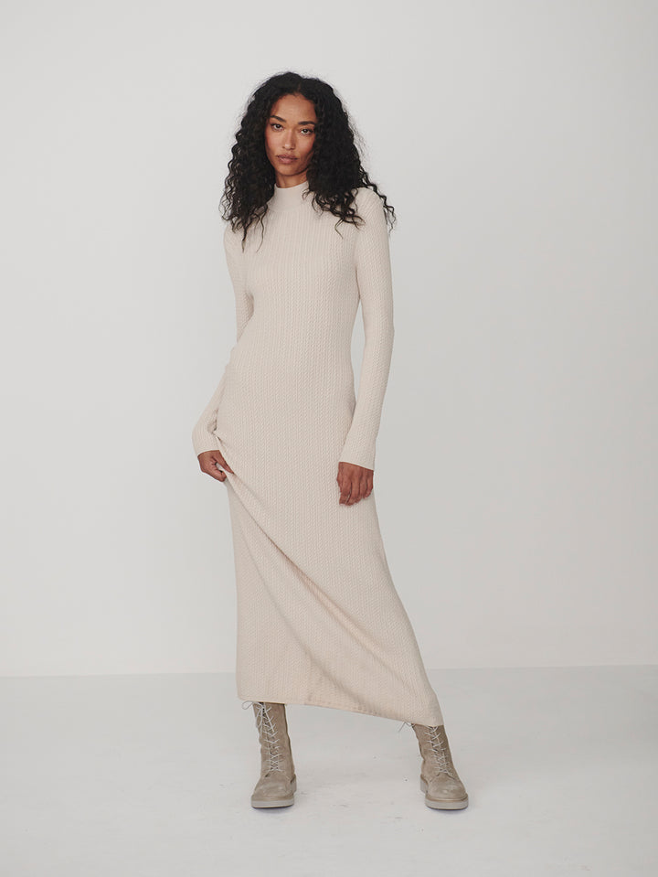 Rendle Knit Dress (Silver Birch)