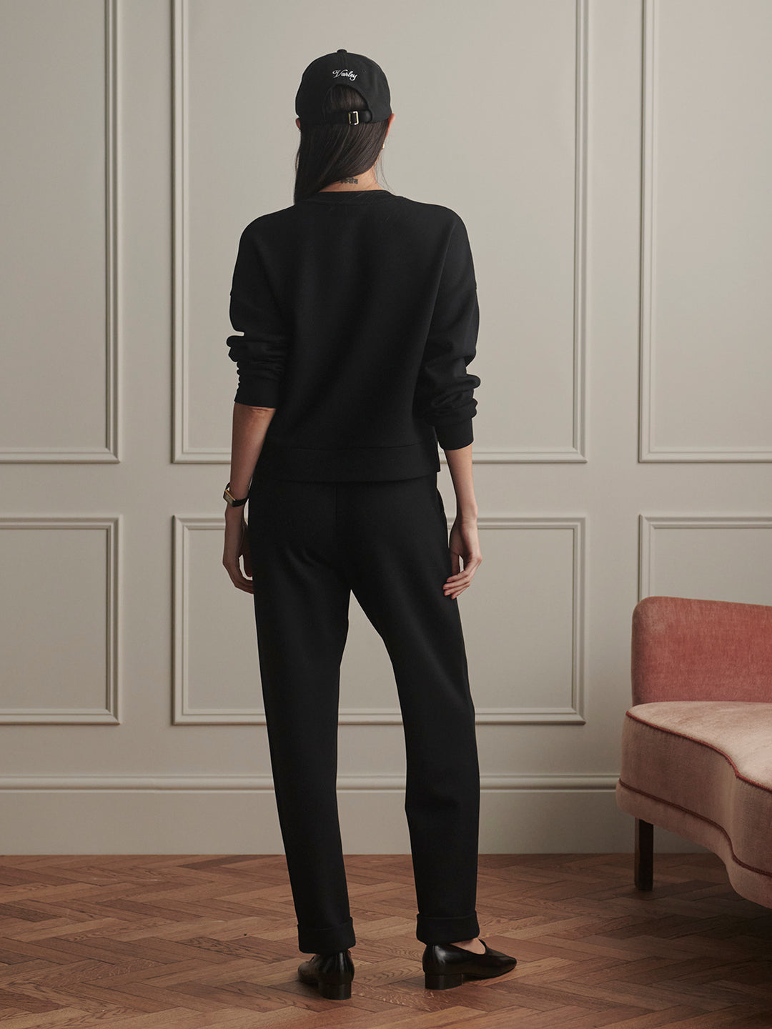 Kiara Crop Sweat (Black)