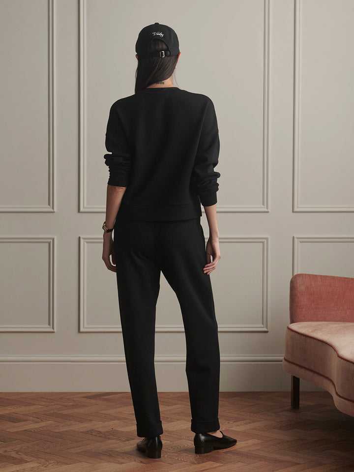 Kiara Crop Sweat (Black)
