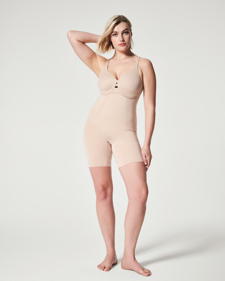 Oncore High-Waisted Mid-Thigh Short (Soft Nude)