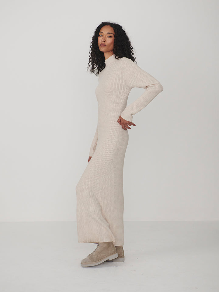 Rendle Knit Dress (Silver Birch)