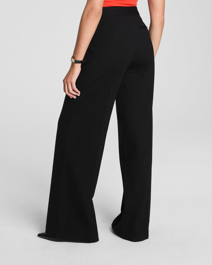 Spanxsupersmooth™ Perfectfit Ponte Wide Leg Pant (Classic Black)