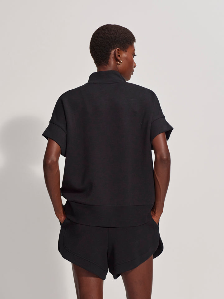 Ritchie Short Sleeve Sweat (Black)