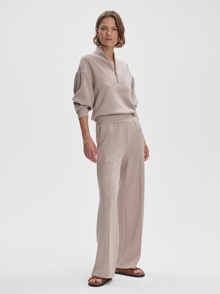 The Wide Leg Pant 30 (Taupe Marl)