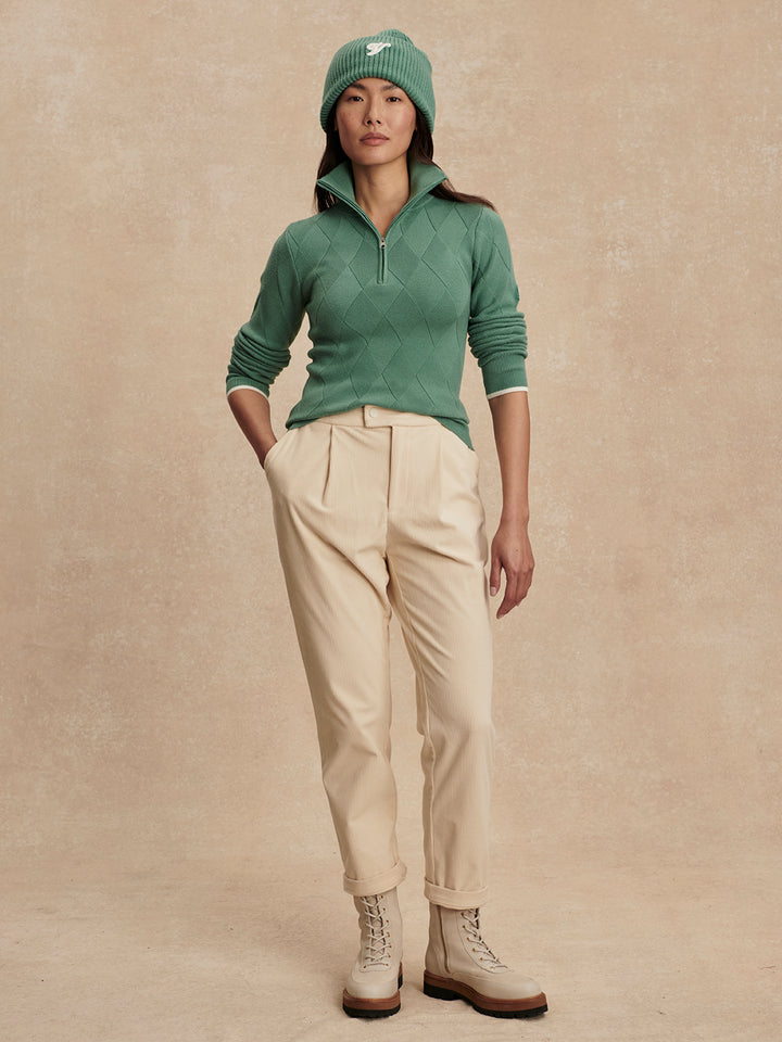 Lawson Half Zip Knit (Deep Sea)