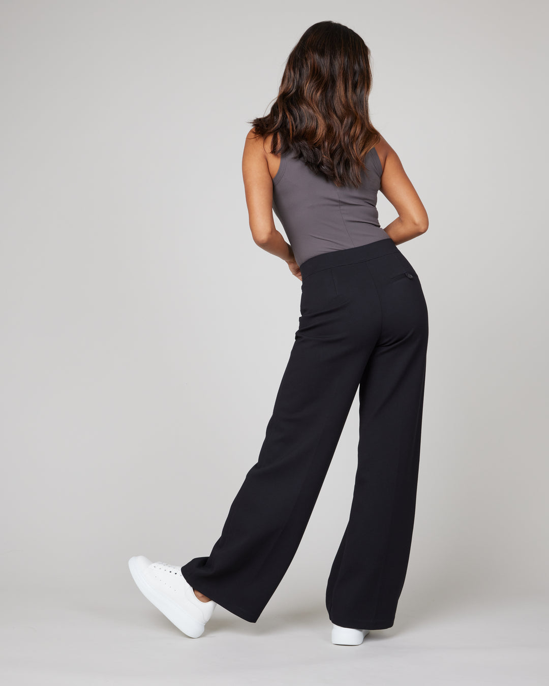 Spanxsupersmooth™ Perfectfit Ponte Wide Leg Pant (Classic Black)