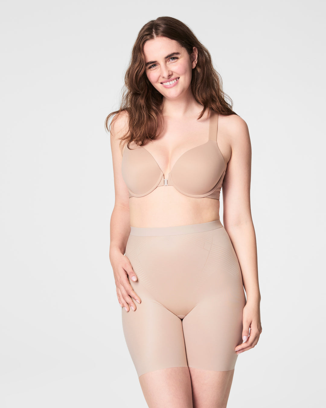 Thinstincts® 2.0 Mid-Thigh Short (Champagne Beige)