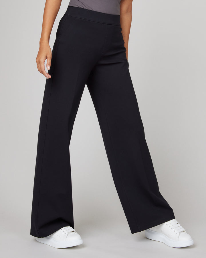 Spanxsupersmooth™ Perfectfit Ponte Wide Leg Pant (Classic Black)