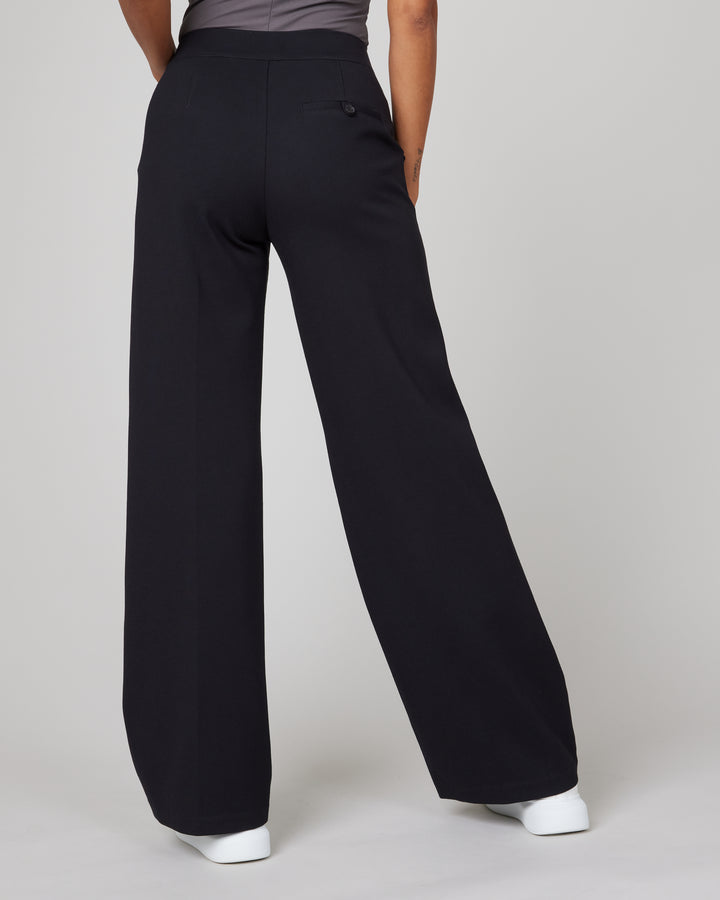 Spanxsupersmooth™ Perfectfit Ponte Wide Leg Pant (Classic Black)
