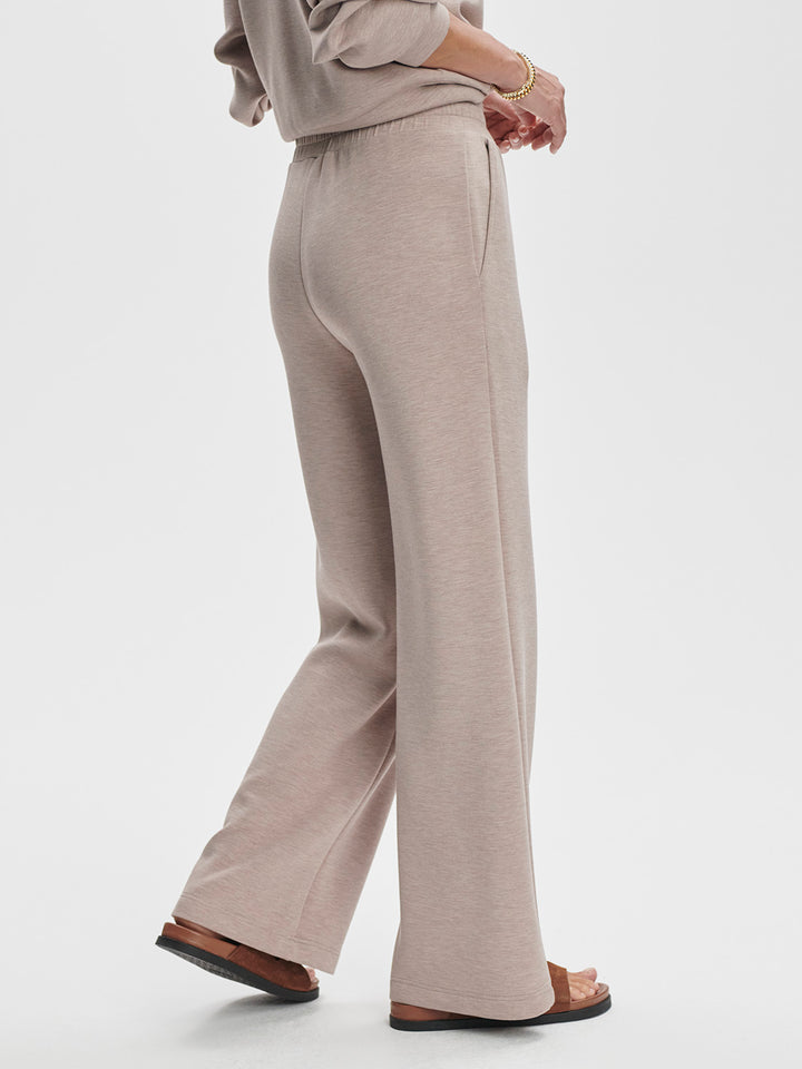 The Wide Leg Pant 30 (Taupe Marl)