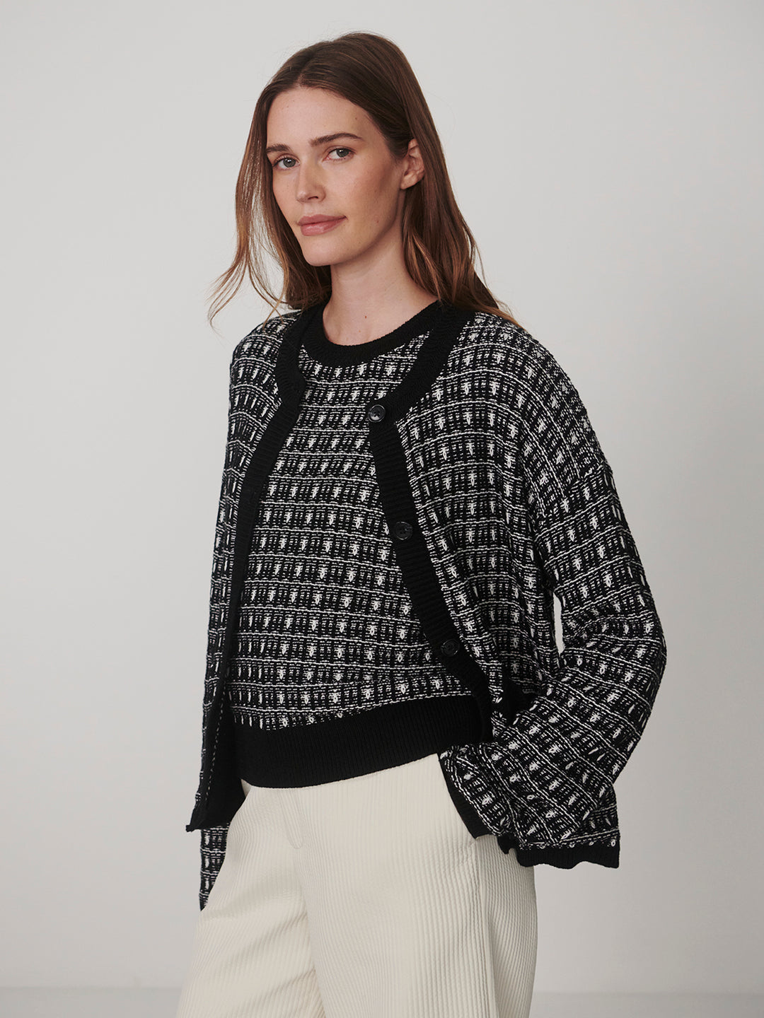 Sarina Knit Cardigan (Black)
