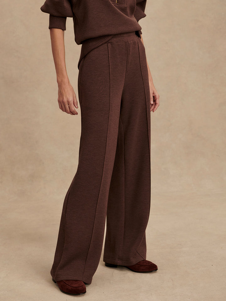 The Wide Leg Pant 28 (Coffee Bean Marl)