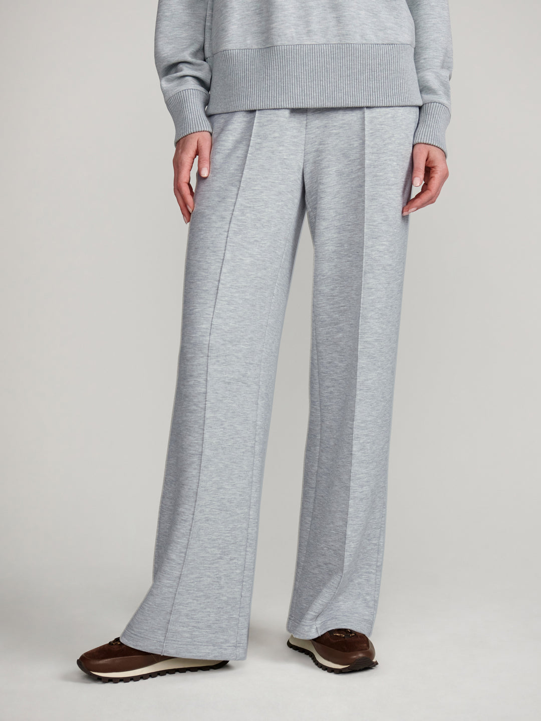 The Wide Leg Pant 28 (Blue Green Marl)