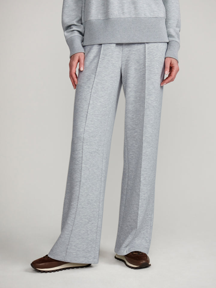 The Wide Leg Pant 28 (Blue Green Marl)
