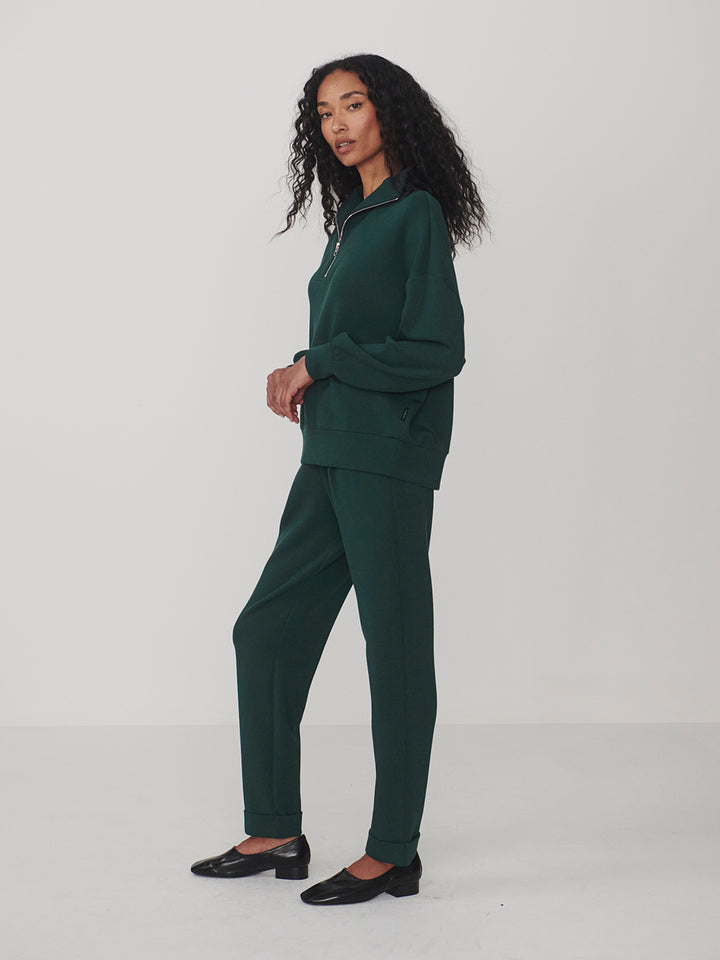 Hawley Half Zip Sweat (Ponderosa Pine)